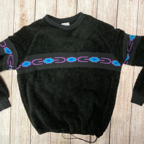 Urban Outfitters Cozy Pullover – Geometric Stripe – Women's Size M - Picture 2 of 6